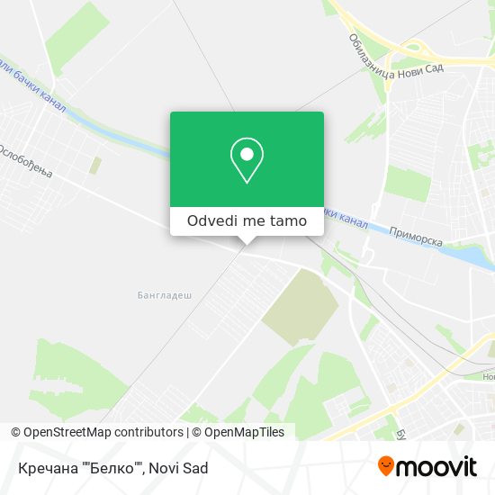 Кречана ""Белко"" mapa