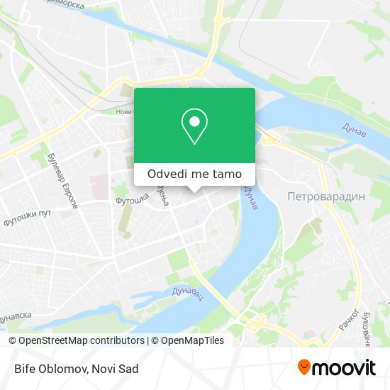 Bife Oblomov mapa