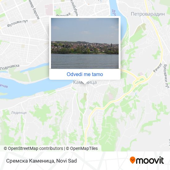 Сремска Каменица mapa