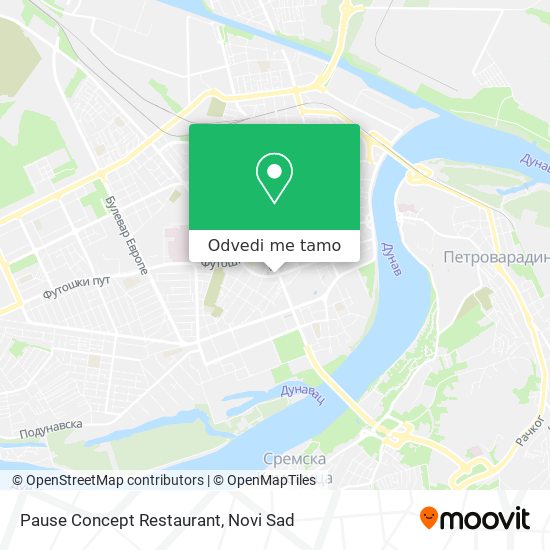 Pause Concept Restaurant mapa