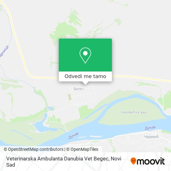 Veterinarska Ambulanta Danubia Vet Begec mapa