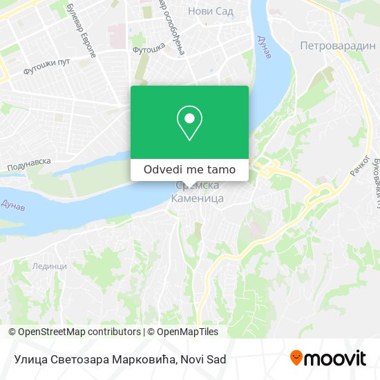 Улица Светозара Марковића mapa