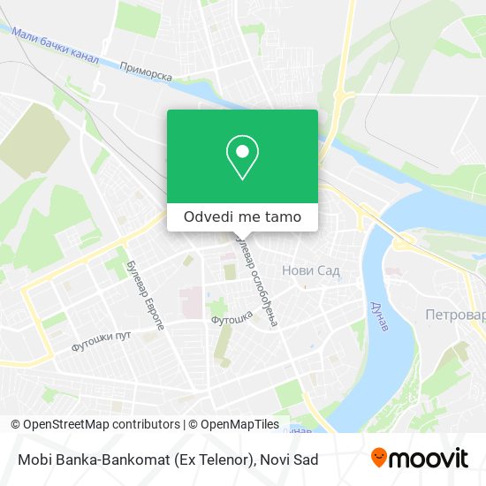 Mobi Banka-Bankomat (Ex Telenor) mapa