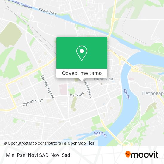 Mini Pani Novi SAD mapa