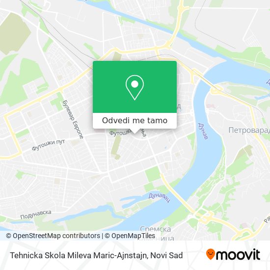 Tehnicka Skola Mileva Maric-Ajnstajn mapa