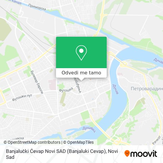 Banjalučki Ćevap Novi SAD (Banjaluki Cevap) mapa