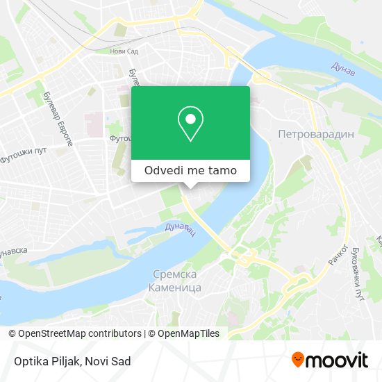 Optika Piljak mapa