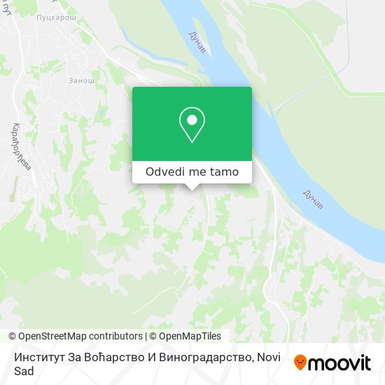 Институт За Воћарство И Виноградарство mapa