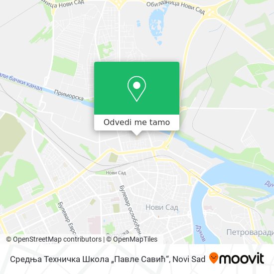 Средња Техничка Школа „Павле Савић“ mapa