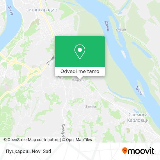 Пуцкарош mapa