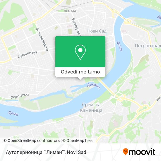 Аутоперионица ""Лиман"" mapa