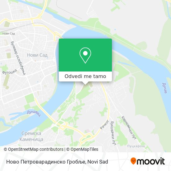 Ново Петроварадинско Гробље mapa