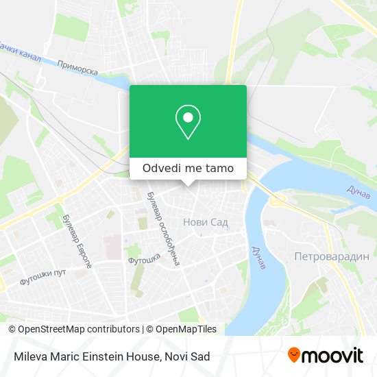 Mileva Maric Einstein House mapa