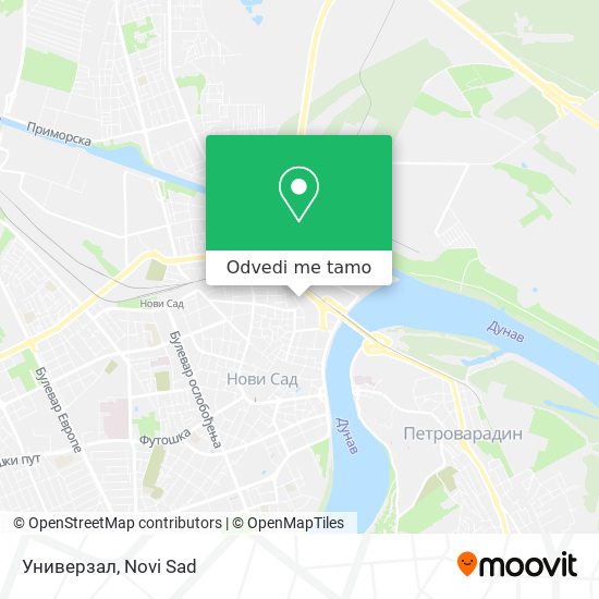 Универзал mapa