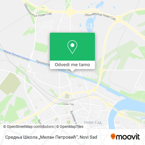 Средња Школа „Милан Петровић“ mapa