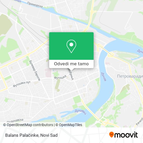 Balans Palačinke mapa