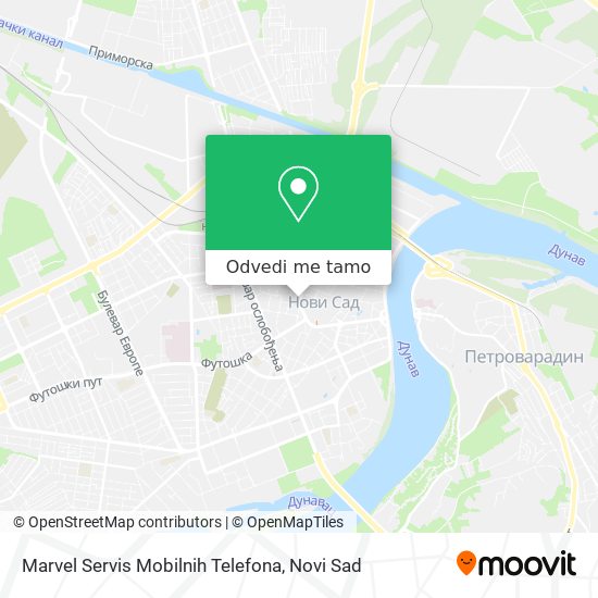 Marvel Servis Mobilnih Telefona mapa