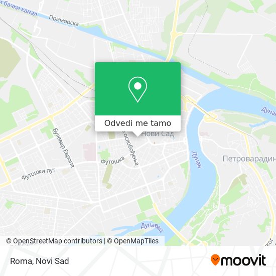 Roma mapa