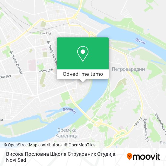 Висока Пословна Школа Струковних Студија mapa