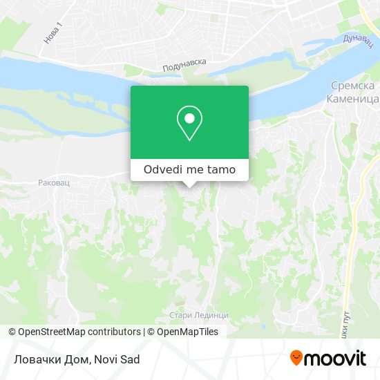 Ловачки Дом mapa