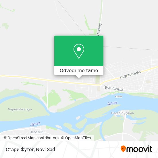 Стари Футог mapa