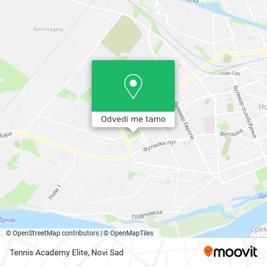 Tennis Academy Elite mapa