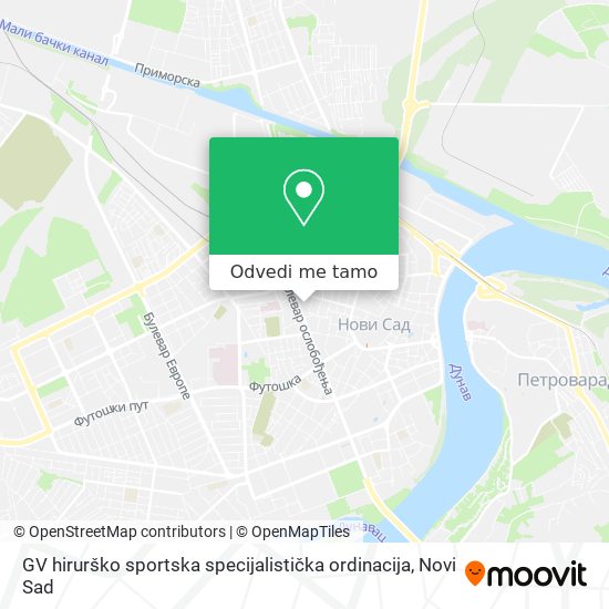 GV  hirurško sportska specijalistička ordinacija mapa