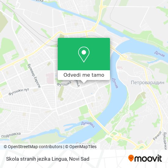 Skola stranih jezika  Lingua mapa