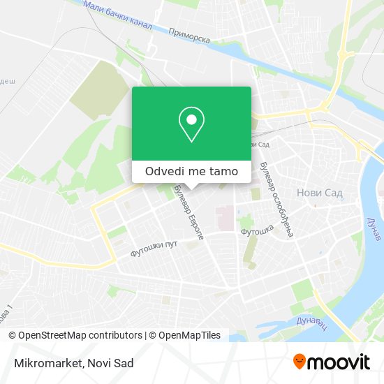 Mikromarket mapa