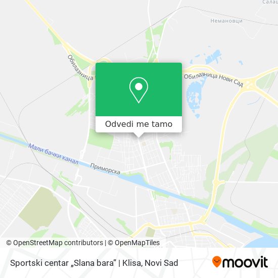 Sportski centar „Slana bara” | Klisa mapa