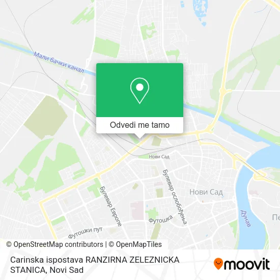 Carinska ispostava RANZIRNA ZELEZNICKA STANICA mapa