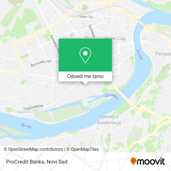 ProCredit Banka mapa