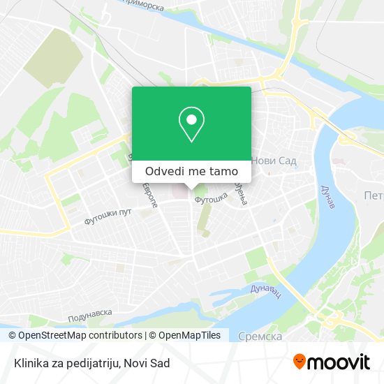 Klinika za pedijatriju mapa