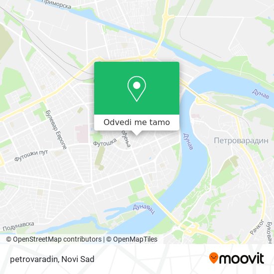 petrovaradin mapa