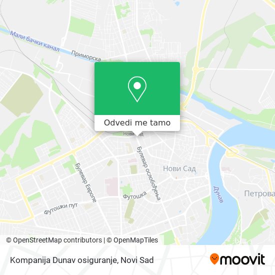 Kompanija Dunav osiguranje mapa