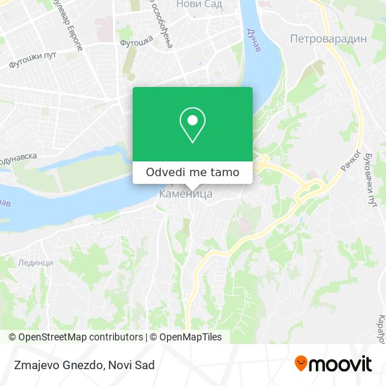 Zmajevo Gnezdo mapa