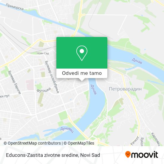 Educons-Zastita zivotne sredine mapa