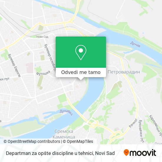 Departman za opšte discipline u tehnici mapa