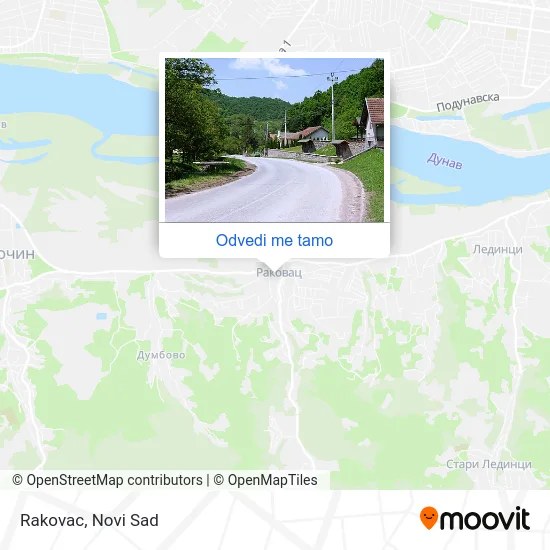 Rakovac mapa