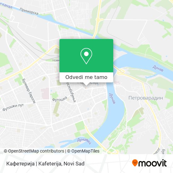 Кафетерија | Kafeterija mapa