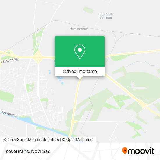 severtrans mapa