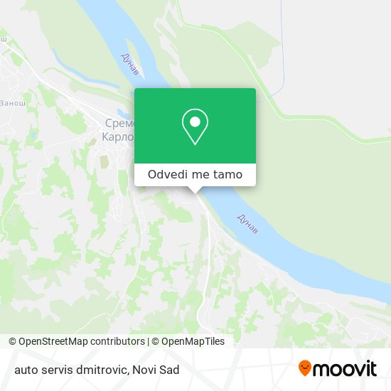 auto servis dmitrovic mapa