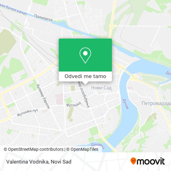 Valentina Vodnika mapa