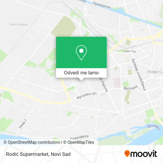 Rodić Supermarket mapa