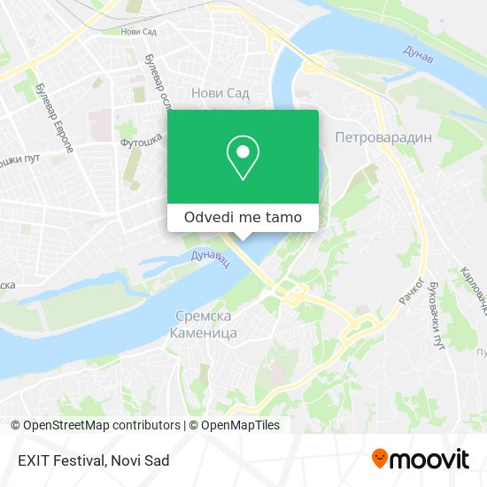 EXIT Festival mapa