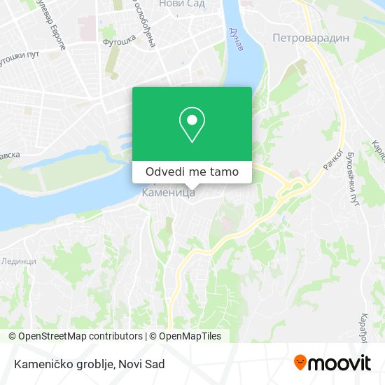 Kameničko groblje mapa