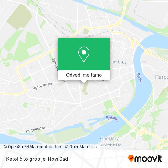 Katoličko groblje mapa