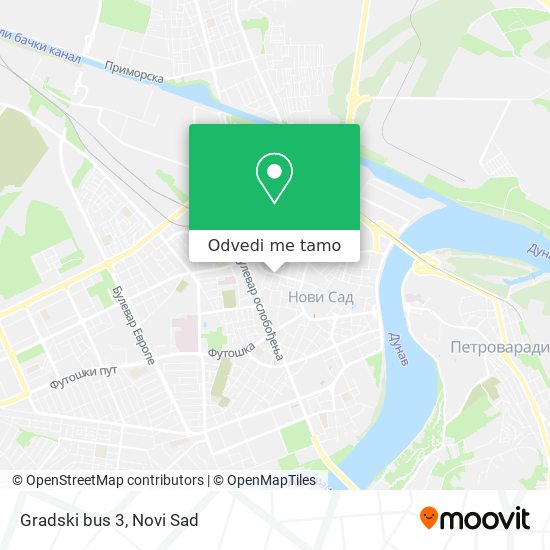 Gradski bus 3 mapa