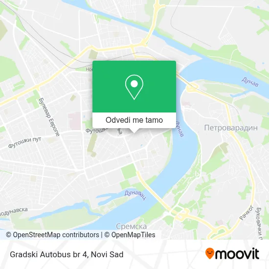 Gradski Autobus br 4 mapa