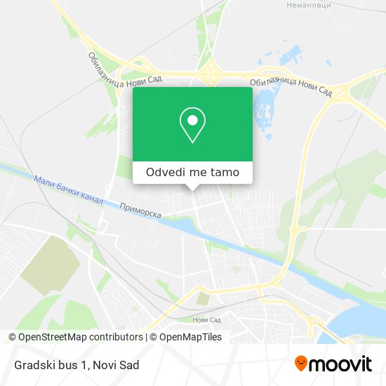 Gradski bus 1 mapa